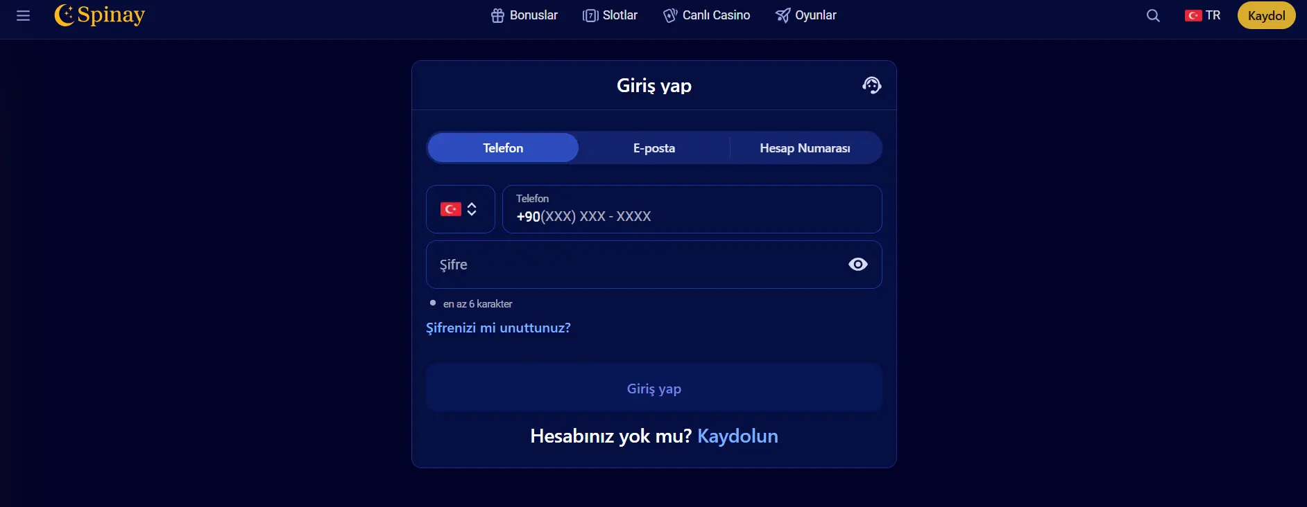 Spinay Casino – Oyunlar, Bonuslar ve Mobil Oyun Deneyimi image 2